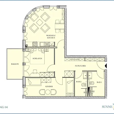 Apartman Sunnevelt-apartment-4 *