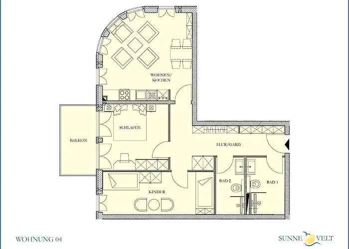 Lejlighed Sunnevelt-apartment-4 *